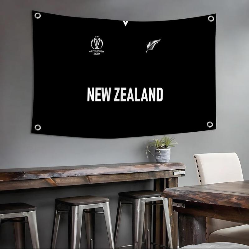 New Zealand men's national football team Flags Custom Camping Outdoor Garden room Bedroom Decor Party Backdrops Wall Art Family Gifts