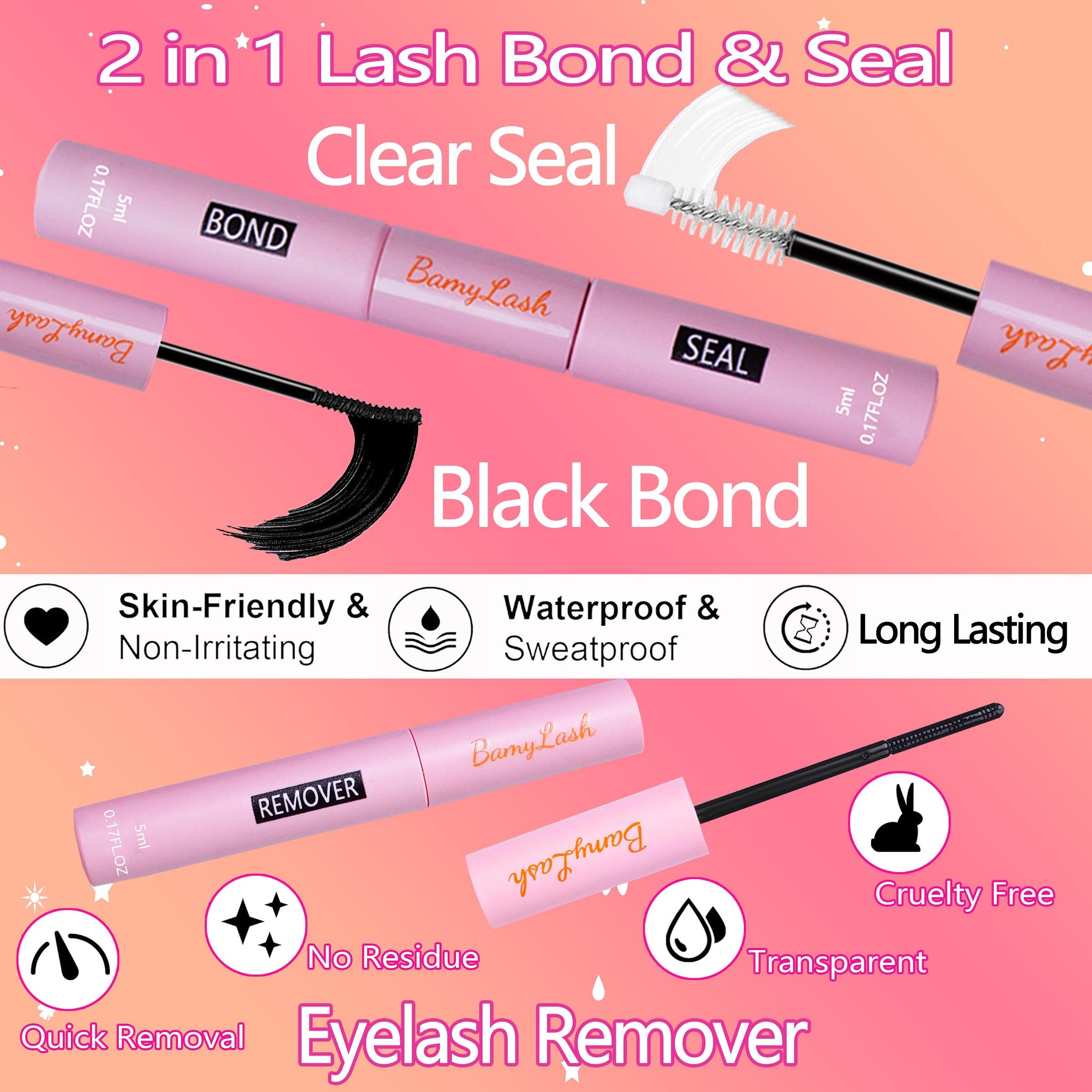 6 Boxes Cluster Eyelash Kit with Glue Remover Applicator and Curler,Long-Lasting for Natural 3D Wispy Soft Comfortable Daily Wear Beginner-Friendly DIY Lashes for Voluminous Look Trendy Cluster Lashes,Gift Pack for Xmas