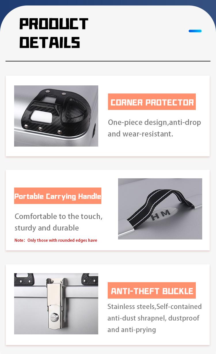 Pedal motorcycle trunk, electric bike anti-theft, waterproof, anti fall, super large, durable, detachable and applicable