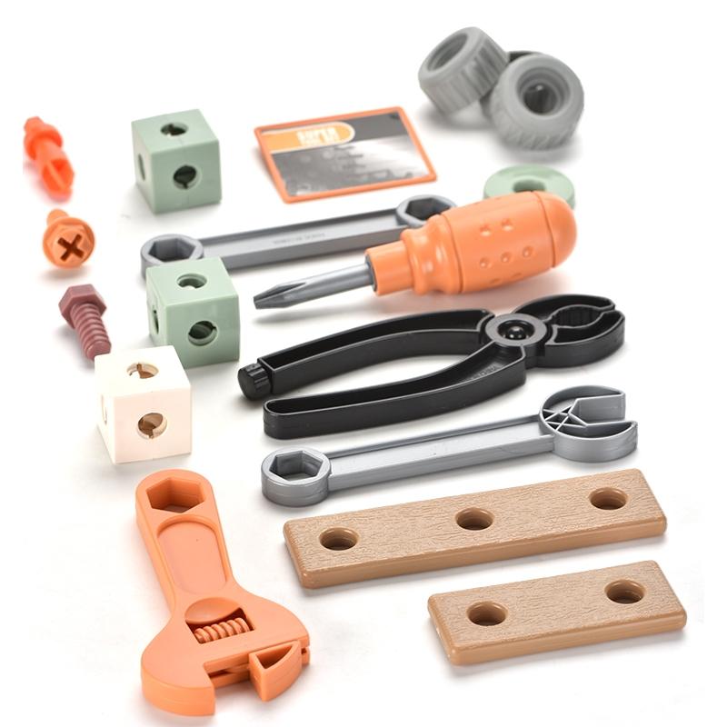 Kids Tool Set Real, Toddler Tools Box Set, Magic Montessori Play Toolbox with Electric Drill & Screwdriver, Building Kit Toy, Pretend Play Set