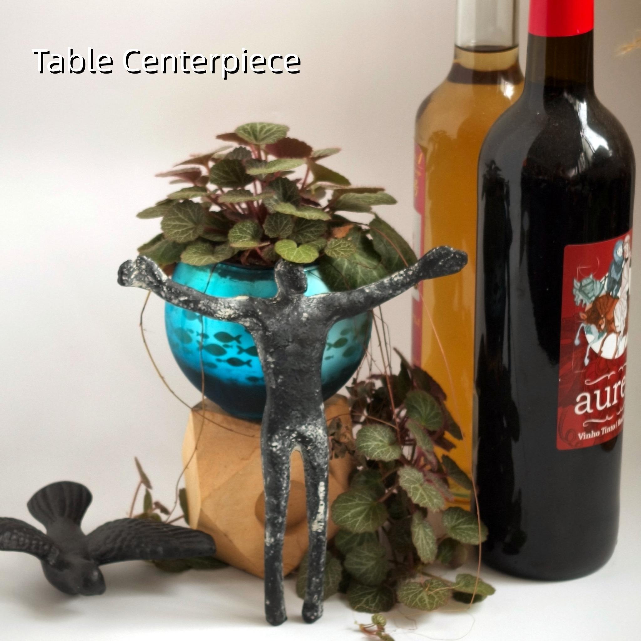 Abstract Hugging Figure Statue for Mother's Day Father's Day, Multi-Functional Art Decor, Wall Desk Decor, Utensil Holder, Table Centerpiece