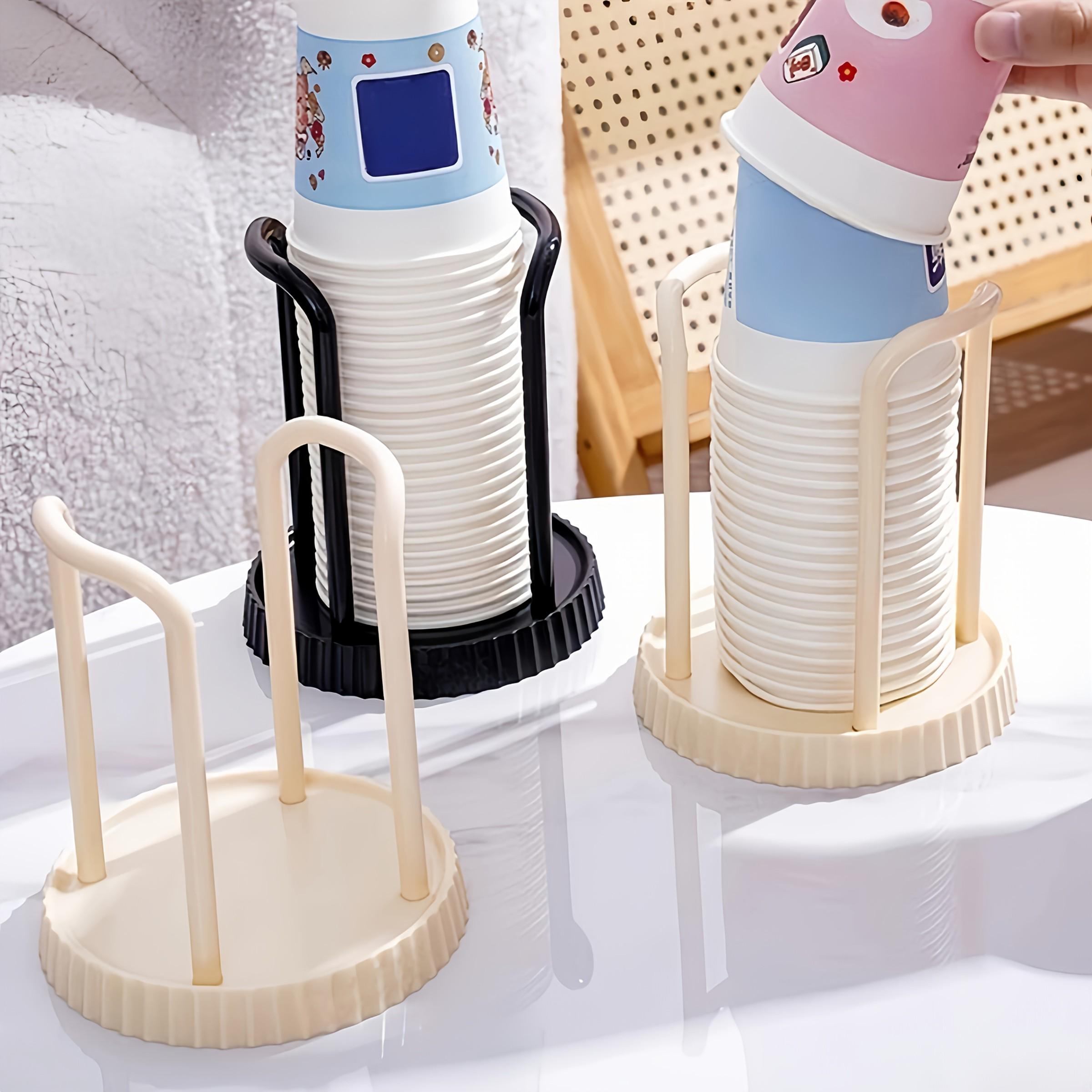 Adjustable Plastic Cup Tray, Multifunctional Coffee & Tea Cups Organizer, Disposal Paper Cup Holder, Kitchen Desktop Storage Solution