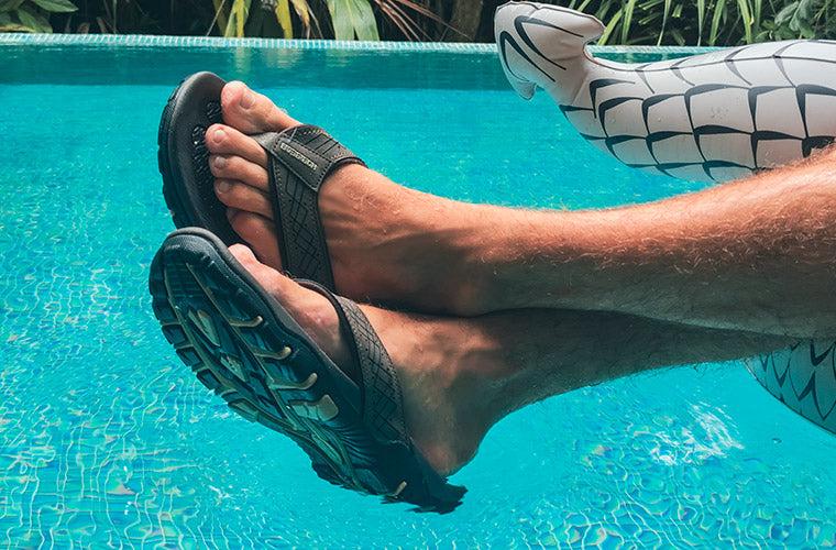 HOBIBEAR Mens Sport Flip Flops Comfort Casual Thong sandals Outdoor  sandals slippers Footwear Men's flip-flops  #outdoorfun #TikTokShopSummerTurnup #fathersdaygift