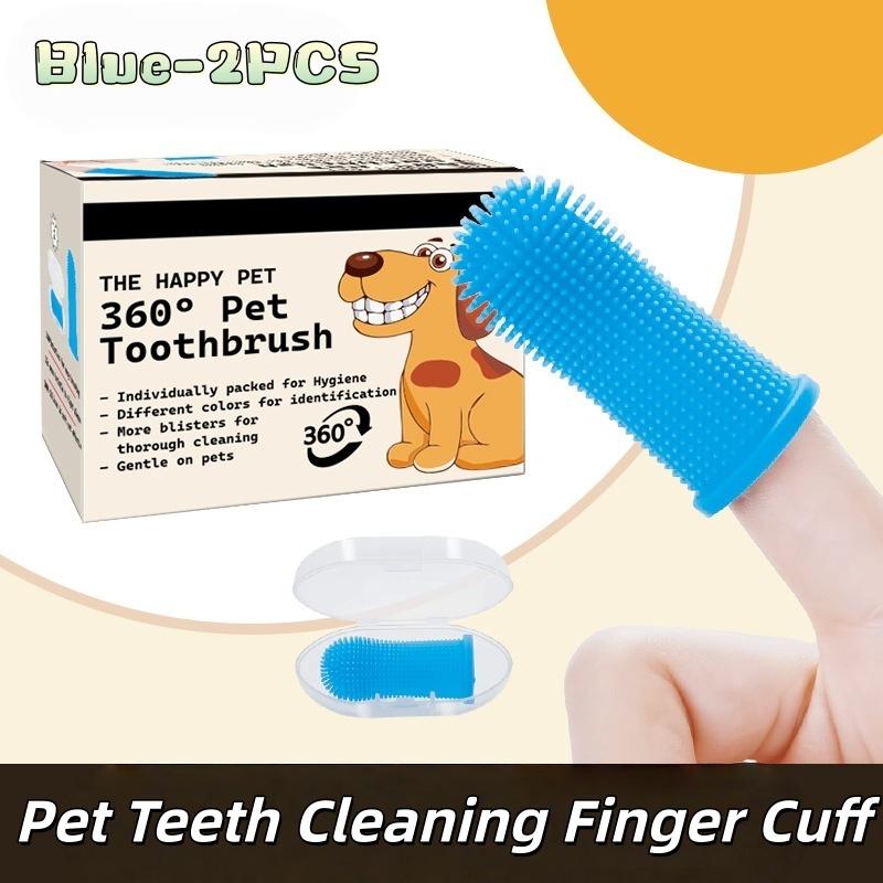 High-Quality New Dog Toothbrush Set, 360° Cat & Dog Brushing Kit, Premium Gel Toothbrushes for Pets, Single Item Pack
