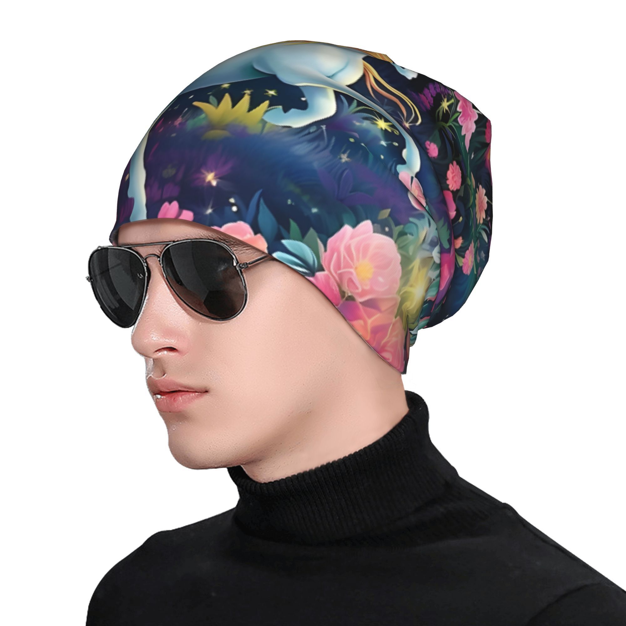 Adorable HorseThemed Beanie Caps Stylish And Soft Hats for Everyone