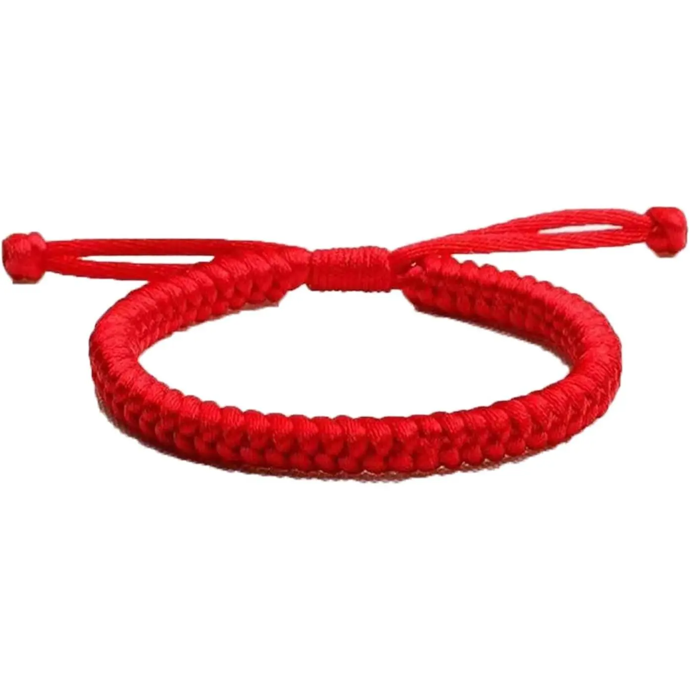 Blessed Tibetan Bracelet: Authentic Adjustable Red String Bracelet for Protection, Men's Bracelet Friendship,  Couples Bracelets,   Protection Bracelet, Girls Bracelets (Red)