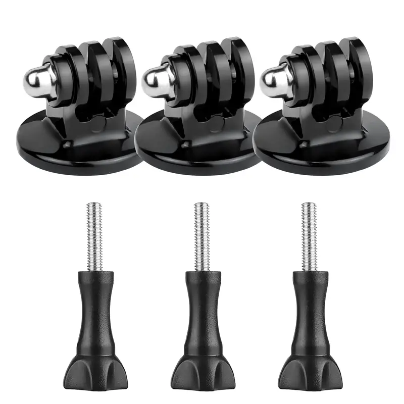 CamGo Adhesive Flat & Curved Mount Kit For GoPro Hero 13/12/11/10/9/8/7/6/5/4/3/MAX & More
