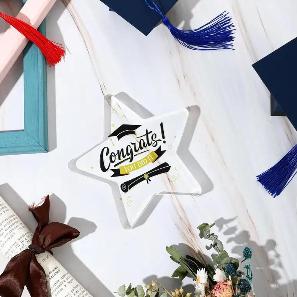 Acrylic 2026 graduation gift table decoration, for her 2026 high school graduation gift table center piece graduate boys and girls Home Decor, Acrylic Plaque Decor, Acrylic Desktop Decoration, Acrylic Signage Plaque