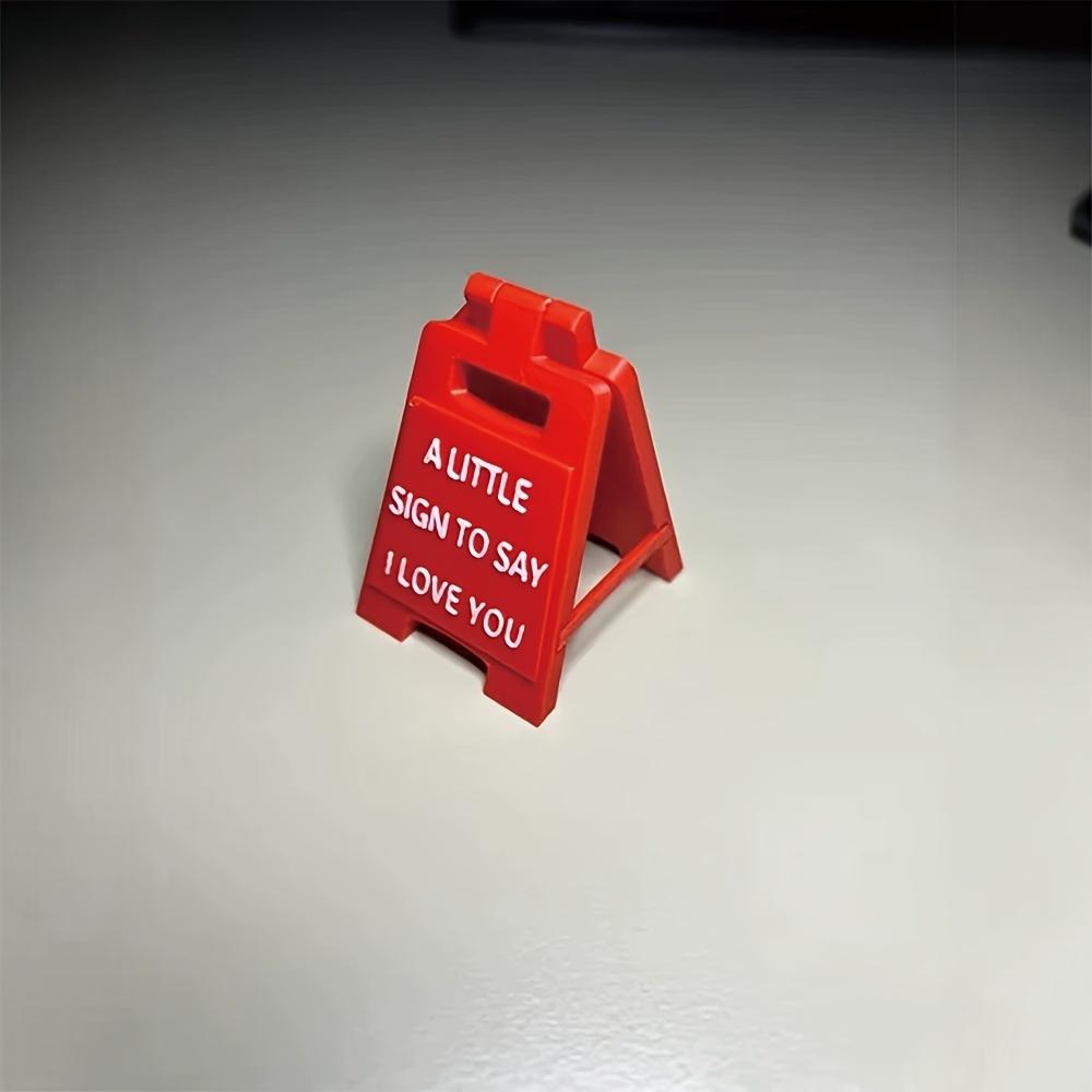 3D Printed Mini 'i Love You' Decorative Ornament, Romantic Gift for Valentine's Day, Small Holiday Present, Cute Love Token