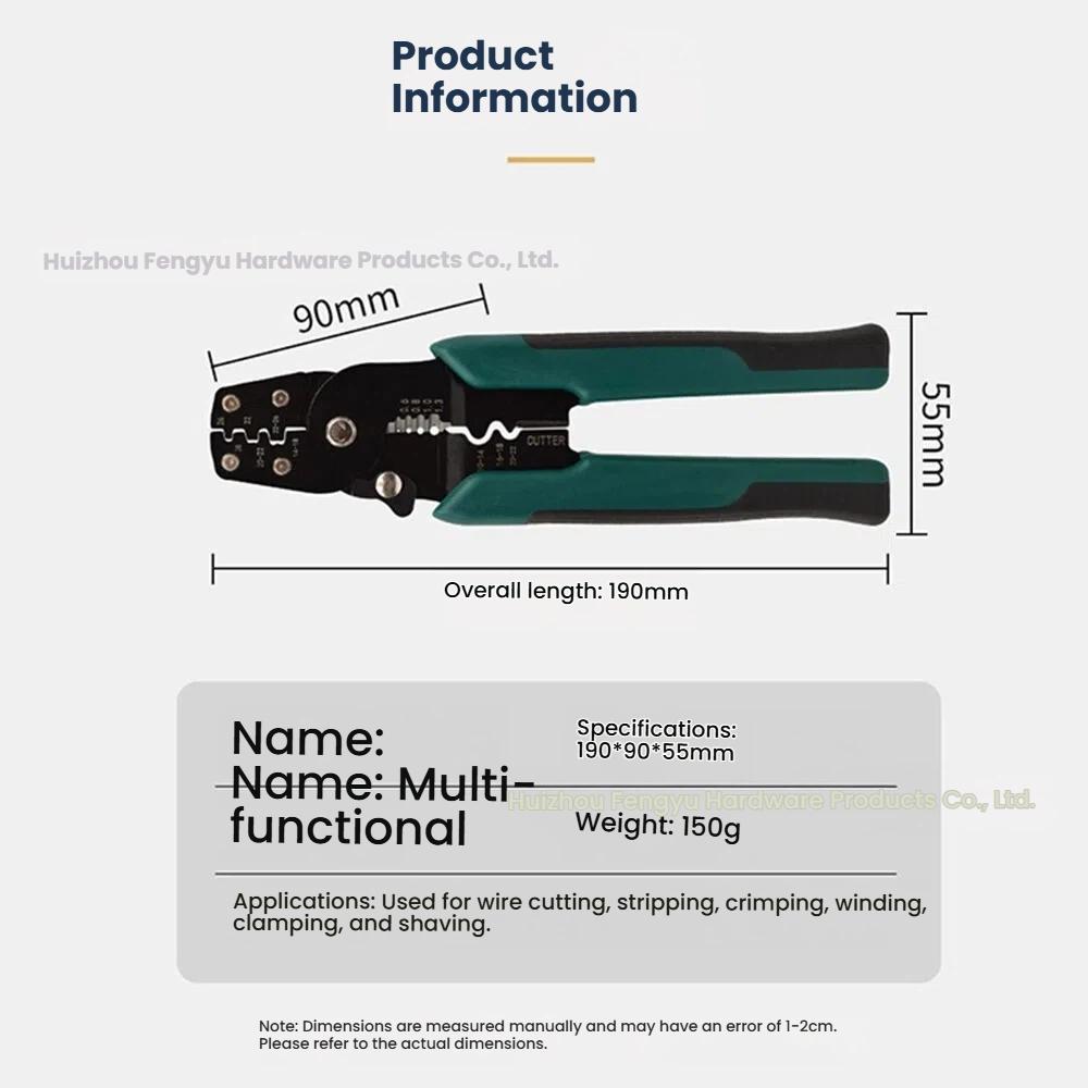 200pcs Wire Connector Kit, Male Female Insulated Terminals, Cold Press Terminal Ring, 22-10awg, Includes Crimping Tool