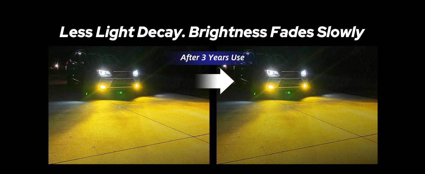 H8 H11 H16 LED Fog Light Bulbs or DRL, AUTOONE 3000K Amber Yellow Super Bright for Automotive Car Fog Lights Replacements, 50000 Hours Lifespan, Plug and Play, Pack of 2 H8 H11 H16 LED Fog Light Bulbs or DRL, AUTOONE 3000K Amber Yellow Super Bright for Automotive Car Fog Lights Replacements, 50000 Hours Lifespan, Plug and Play, Pack of 2