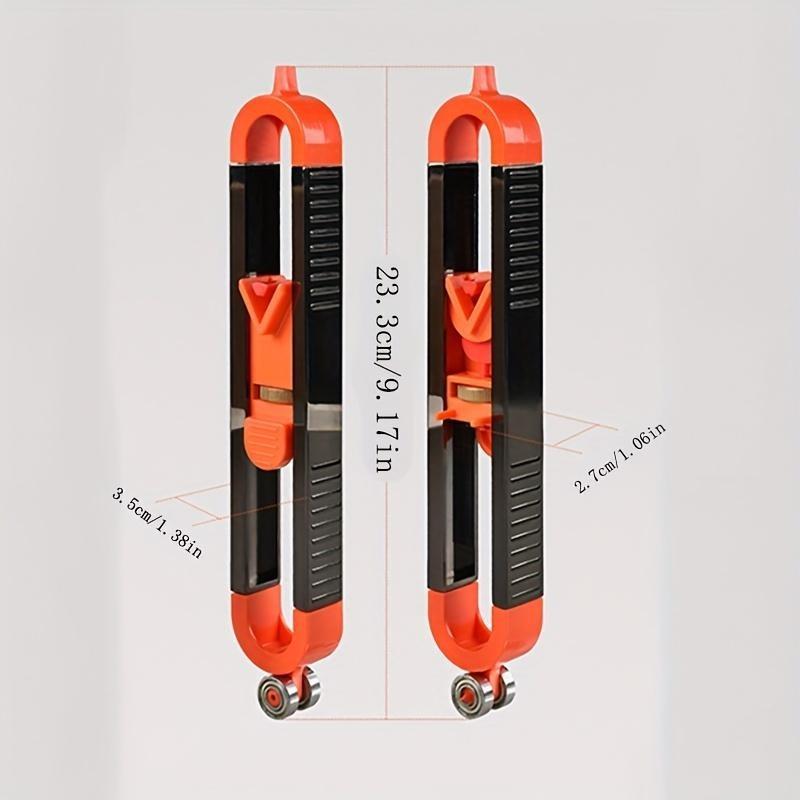 Precision Woodworking Scribing Tool, Adjustable Measuring Profile Gauge with Lock, Durable Design for DIY & Professional Crafting