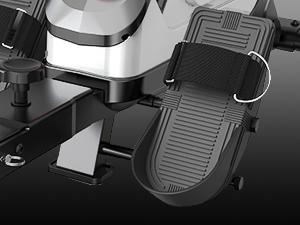 Pooboo Foldable Home Rowing Machine Adjustable Resistance Rowing Machine Indoor Exercise Rower with Combination Strength Exercise & LCD Monitor, Compact Saving Family Space