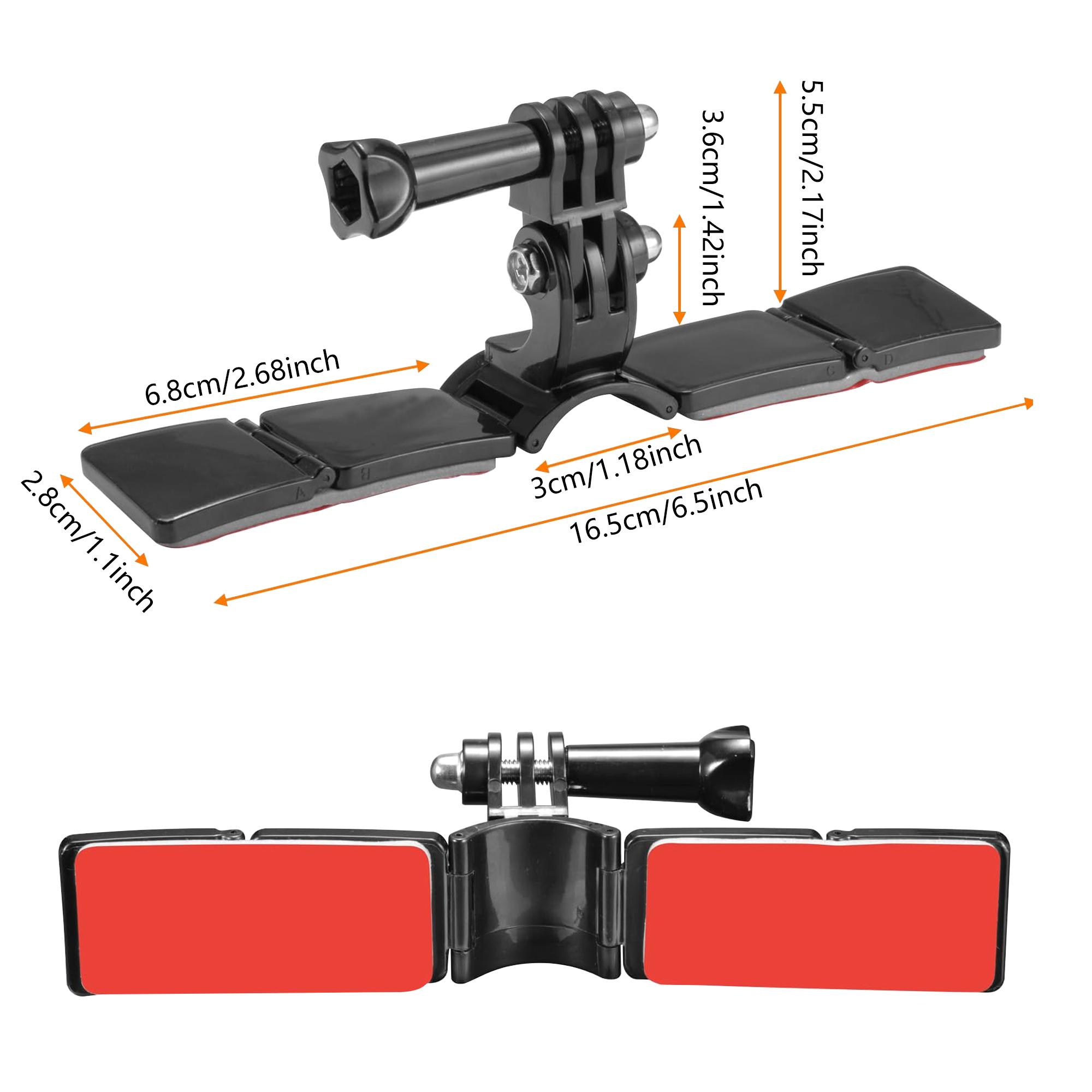Motorcycle Helmet Chin Mount, Hinge-Mounted Bracket, Compatible with ...