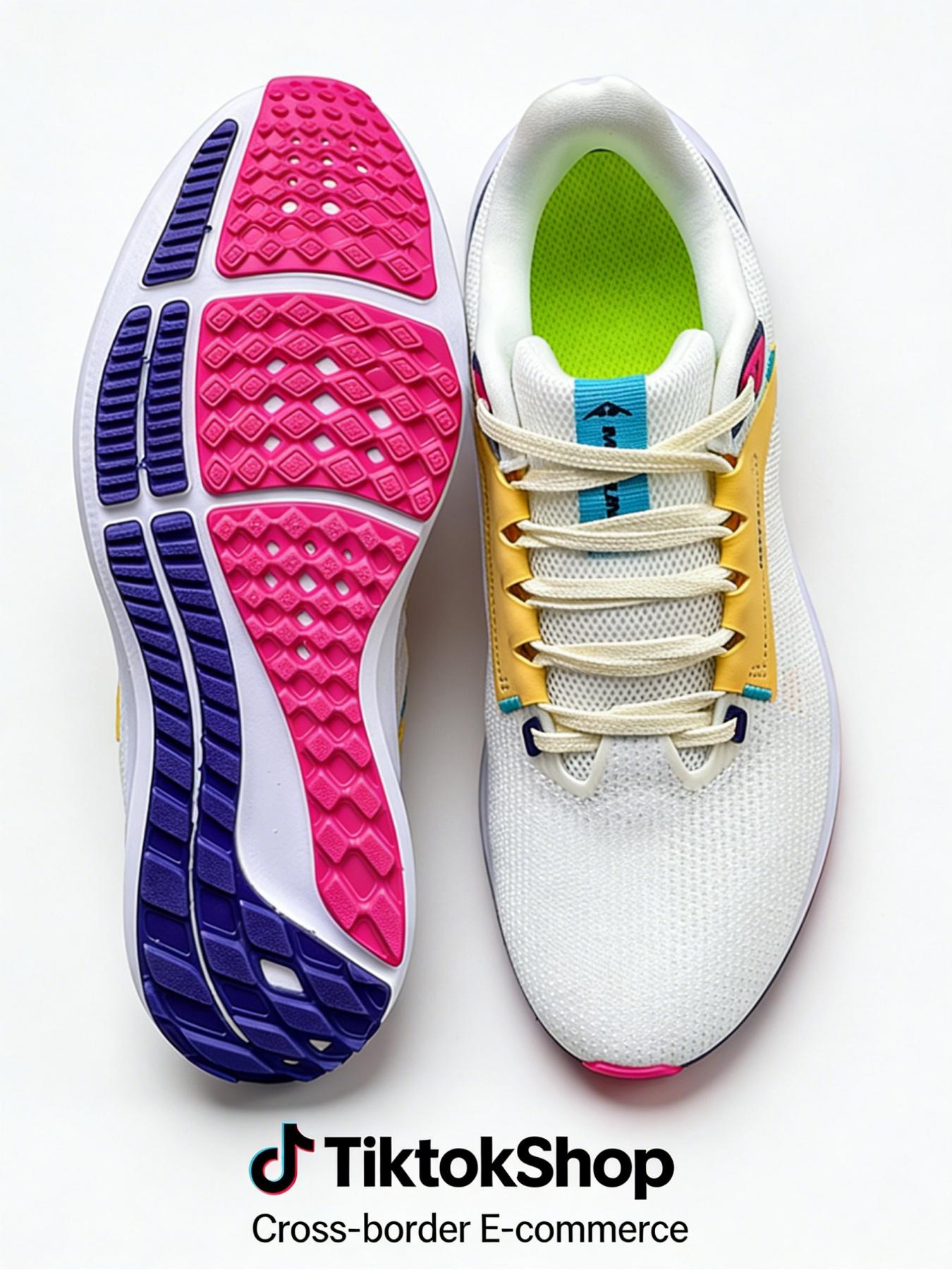 TikTok Trending Unisex Breathable Mesh Lightweight Running Shoes Comfortable Soft Sole Lace Up Athletic Sneakers for Running Gym Daily Wear