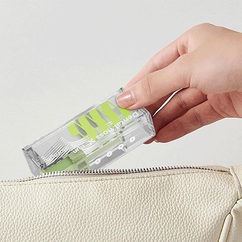 3 boxes of portable household dental floss storage boxes, each containing 10 pieces of dental floss, featuring creative lighting design, premium quality, and automatic carrying, suitable for oral care
