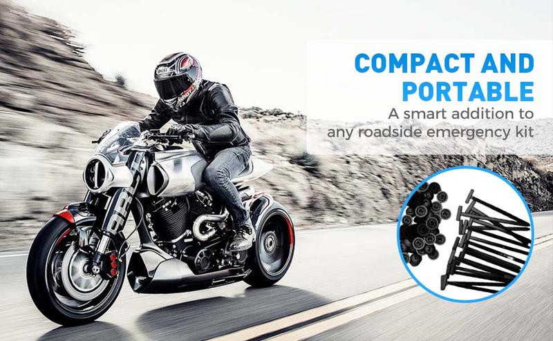 50Pcs Nylon Universal Cable Tie Buckle, Heavy Duty Self-Locking Nylon Zip Ties Holder, Multipurpose Plastic Cable Ties Tool for Car Daily Repair