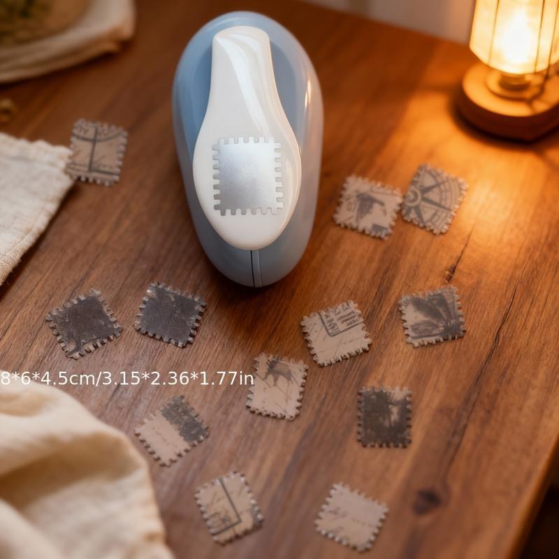 Handheld Stamp Shape Puncher, Essential for Scrapbooking & Card Making, Ideal Craft Tool for DIY Projects, Perfect for Creative Activities