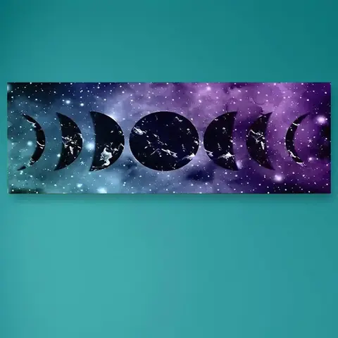 Moon Pattern DIY Diamond Art Painting Kit without Frame, 5D Diamond Art Painting Cross Stitch Kit, DIY Decor Painting for Bedroom Living Room