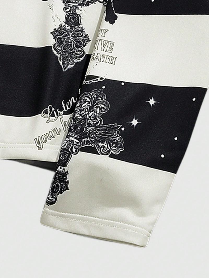 Unisex Cardigan Sweater, Letter Print Design, Casual Fitted Top, Simple and Elegant, Fall & Winter Fashion