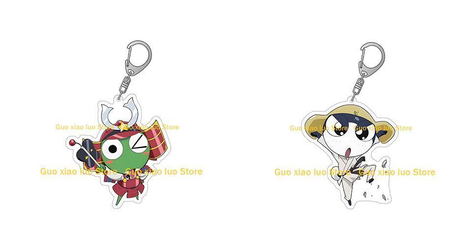 Keroro Gunso character Natsumi Hinata Angol Mois Dark Keroro Tamama Dororo Kururu Pururu Anime frog Toy GK Acrylic keychain gift