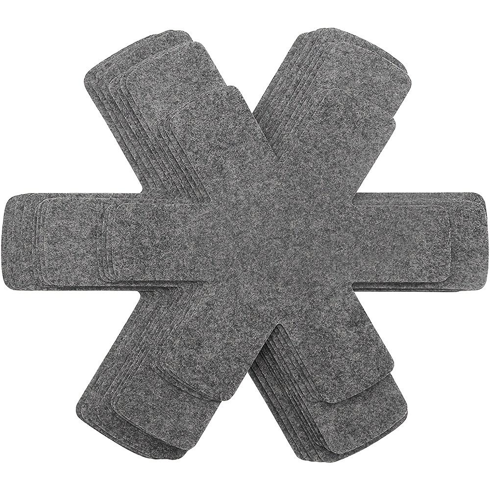 3/6/12pcs 10.2/13.8/15inch Pot And Pan Protectors, Set Of 12 And 3 Different Size, Pot Dividers Pads, Stacking Pan Protectors, Pan Separators Pads For Protecting And Separating Pots And Pans