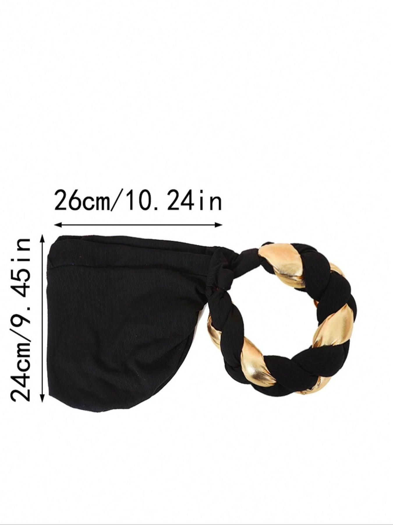 Women's Knitted Headscarf Hat, Braid Design, Puff Ball Style, Comfortable Fit for Daily Wear & Parties, Turban Hijab, Turban Wrap, Fashion Hair Scarves
