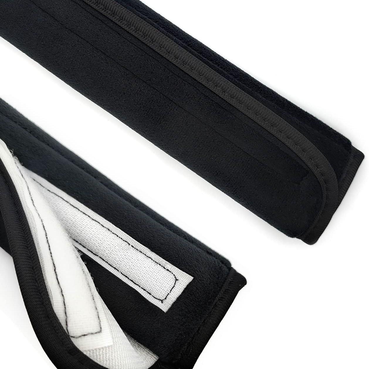 4-Pack Fabric Car Safety Belt Shoulder Pads, Comfortable Pressure Relief, Sweat-Absorbing, Anti-Chafing, Backpack Shoulder Pad Protector