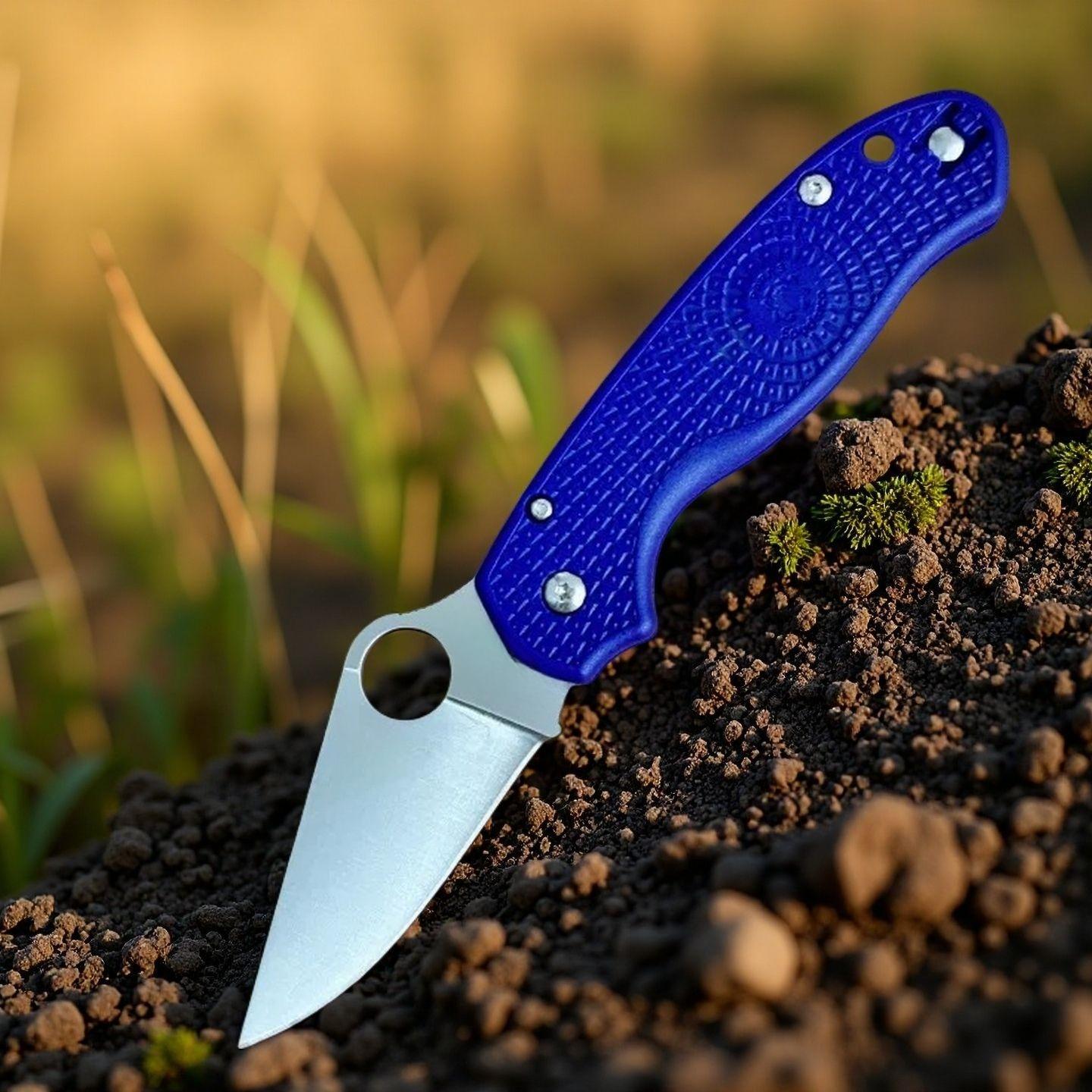 1 C223 folding knife, EDC mini pocket knife, nylon handle for mountaineering, camping, and fishing, portable EDC knife, a perfect gift for Christmas and Halloween