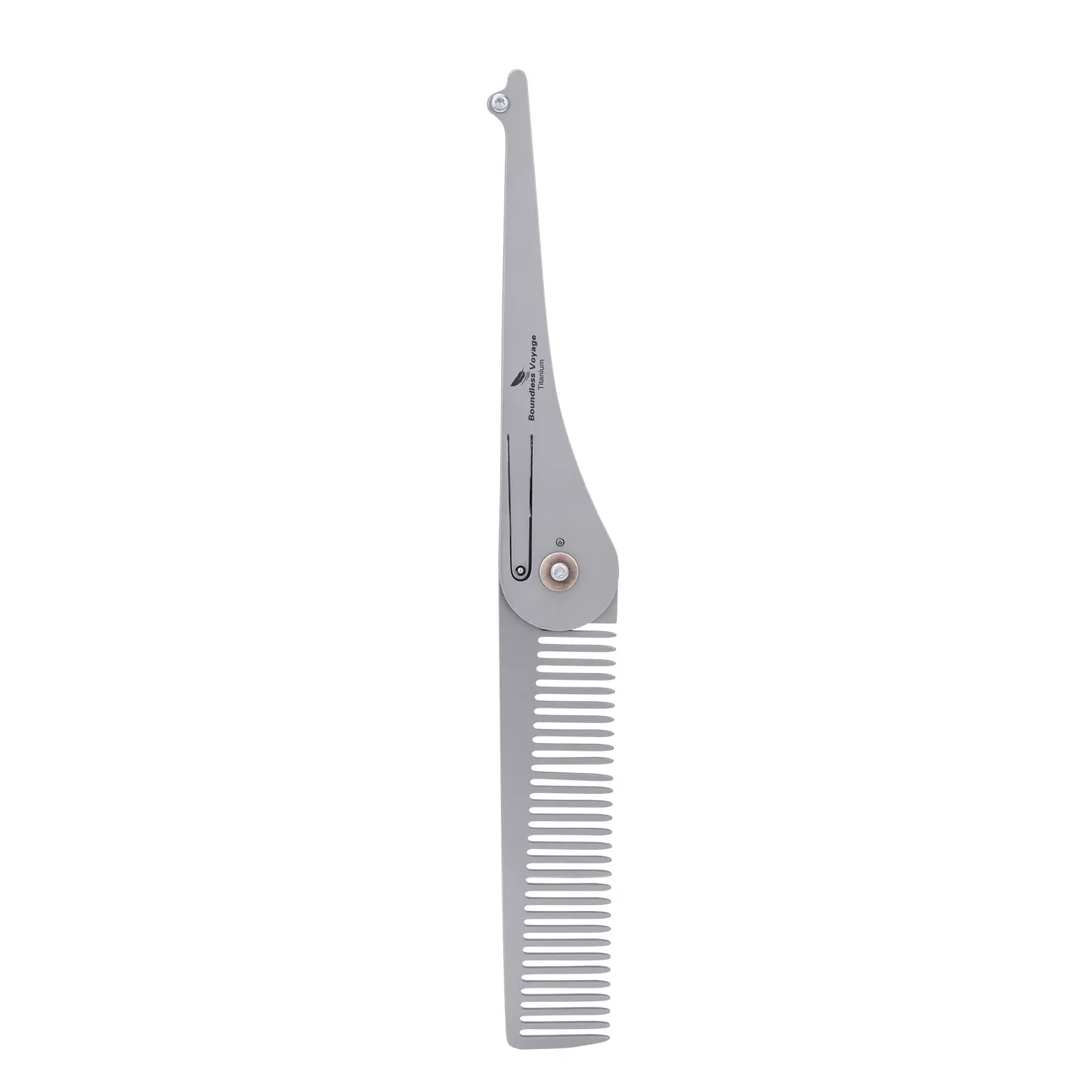 Boundless Voyage Titanium Hair Comb, Ultra-Light Portable Massage Bang Beard Comb, Anti-Static Metal Comb, Styling Tool, Hair Styling Tools, Combs For Hair Stylist, Barber Comb
