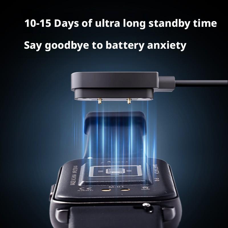 Lasca Smart Sports Watch Unisex, 70+ Modes Fitness Trainer, Blood Pressure Heart Rate Monitor, Waterproof, All-In-One Health Tracker