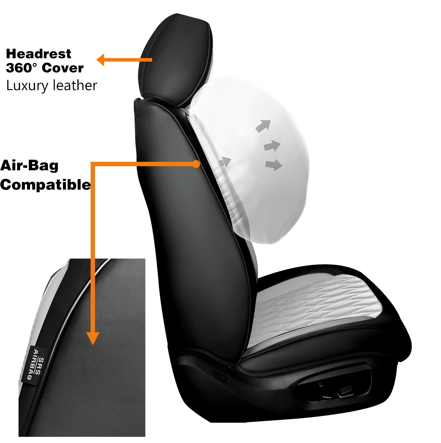 Custom Fit for 2008-2024 2025 2026 Dodge RAM 1500 2500 3500 Crew Quad Regular Cab, Arespark Pickup Seat Covers for Dodge Ram Full Set, Waterproof Truck Car Seat Cover Protectors -Black Friday & Cyber Monday