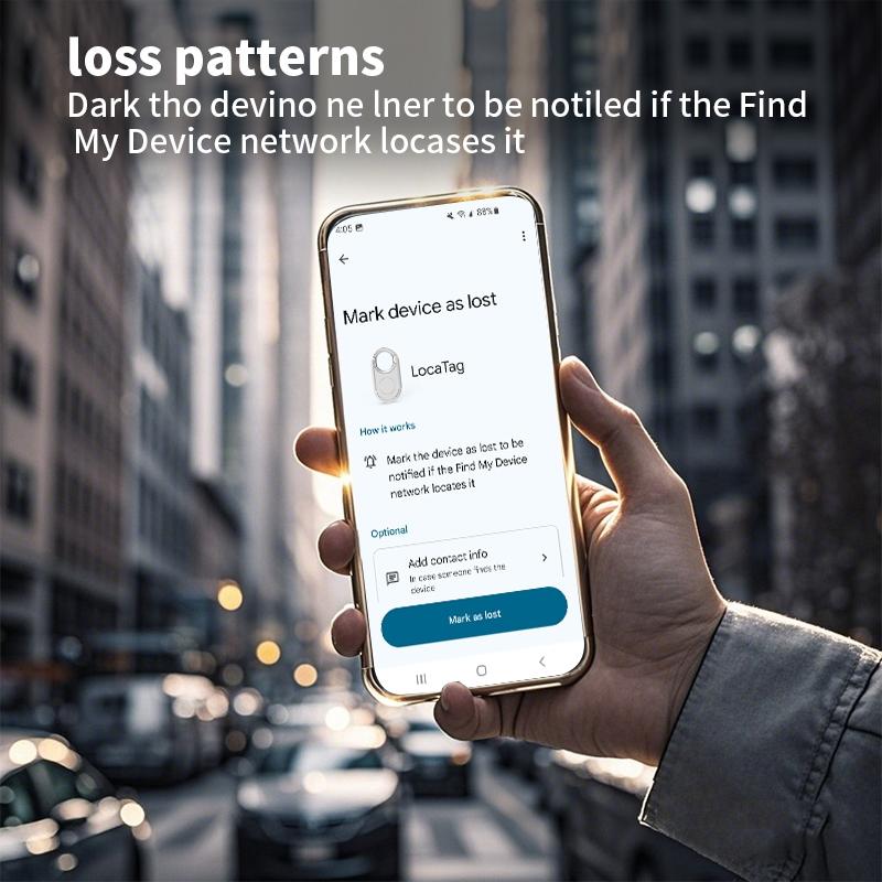 Google GPS Tracker for Android Smartphones, Precise Location Finder, Bluetooth-compatible Tracking Device for Keys Wallet Luggage Pets, Not for Apple Devices