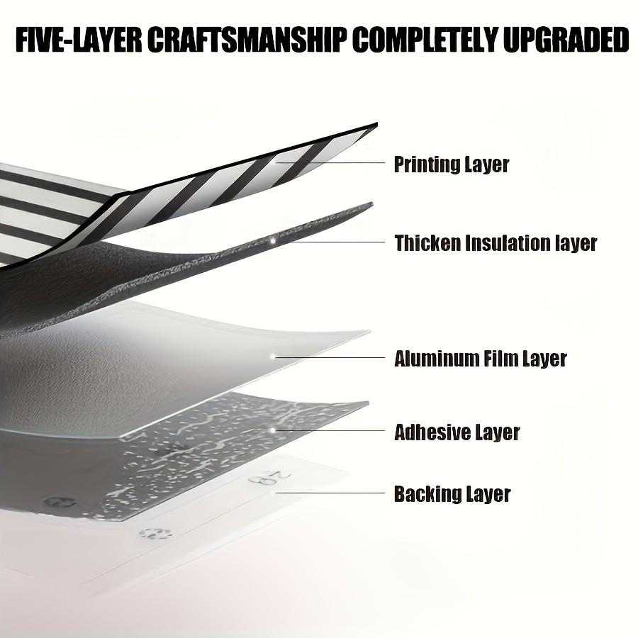 1 Roll 2.8mm Thick Gold Foil Grid Stripe Wallpaper, Mirror Surface 3D Peel and Stick Wall Sticker, Modern Luxury Wall Decor for Living Room Bedroom Office Meeting Room