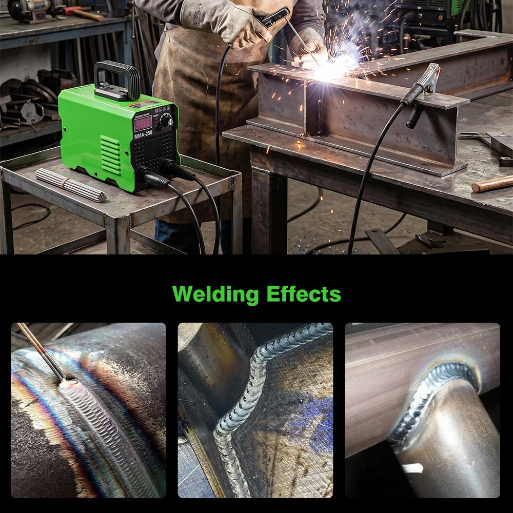 110V Portable Lightweight IGBT DC Inverter Stick Welder - Digital, Handheld Arc Welding Machine Tools Kit with LCD Display, Auto Current Matching, Easy for DIY Projects, Beginner-Friendly Equipment, Digital Welding Machine, Handheld Welding Machine