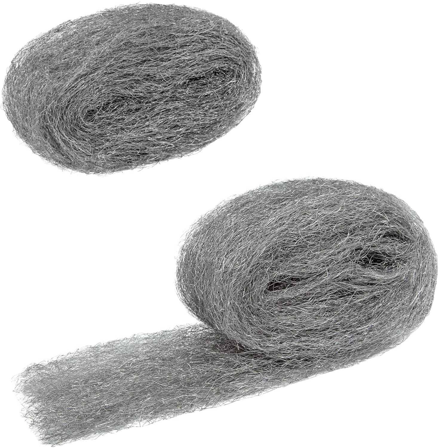 Steel Wool Filled Fabric, DIY Steel Wool Filled Fabric Kit, Used for Gap Filling, Wall Crack Filling, Garden, House, Garage Vent Filling, with High Plasticity and Good Flexibility, Can Prevent Mice From Entering The House