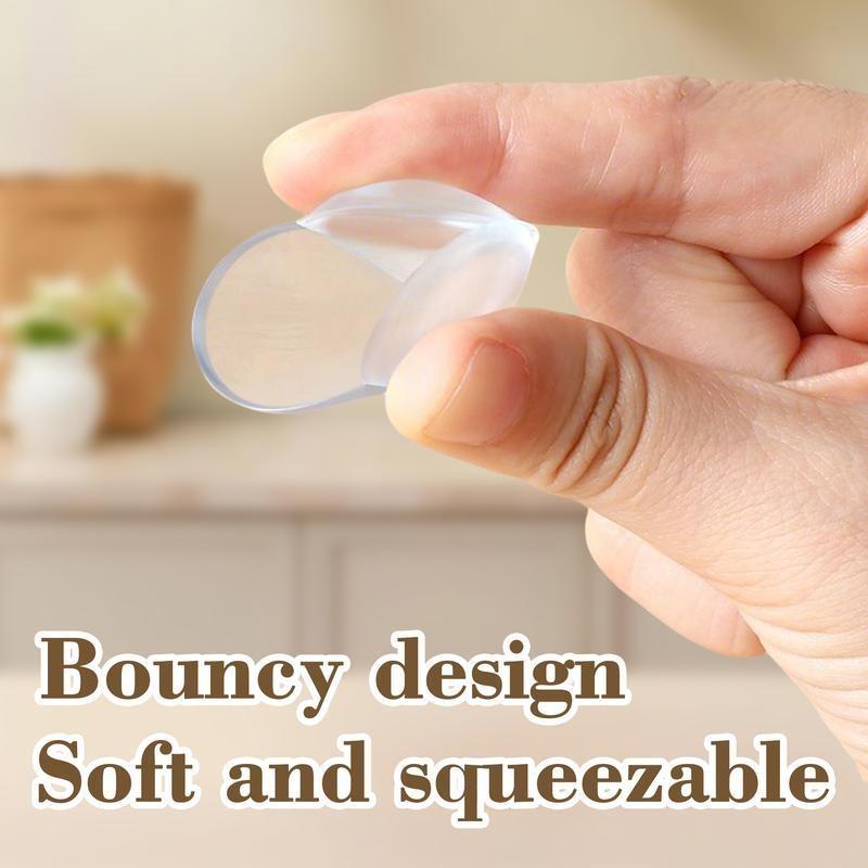 Baby Safety Corner Protectors Set, Transparent Furniture Corners Guards, Soft Table Edge Covers, Prevent Sharp Edges, Childproof Home Decor