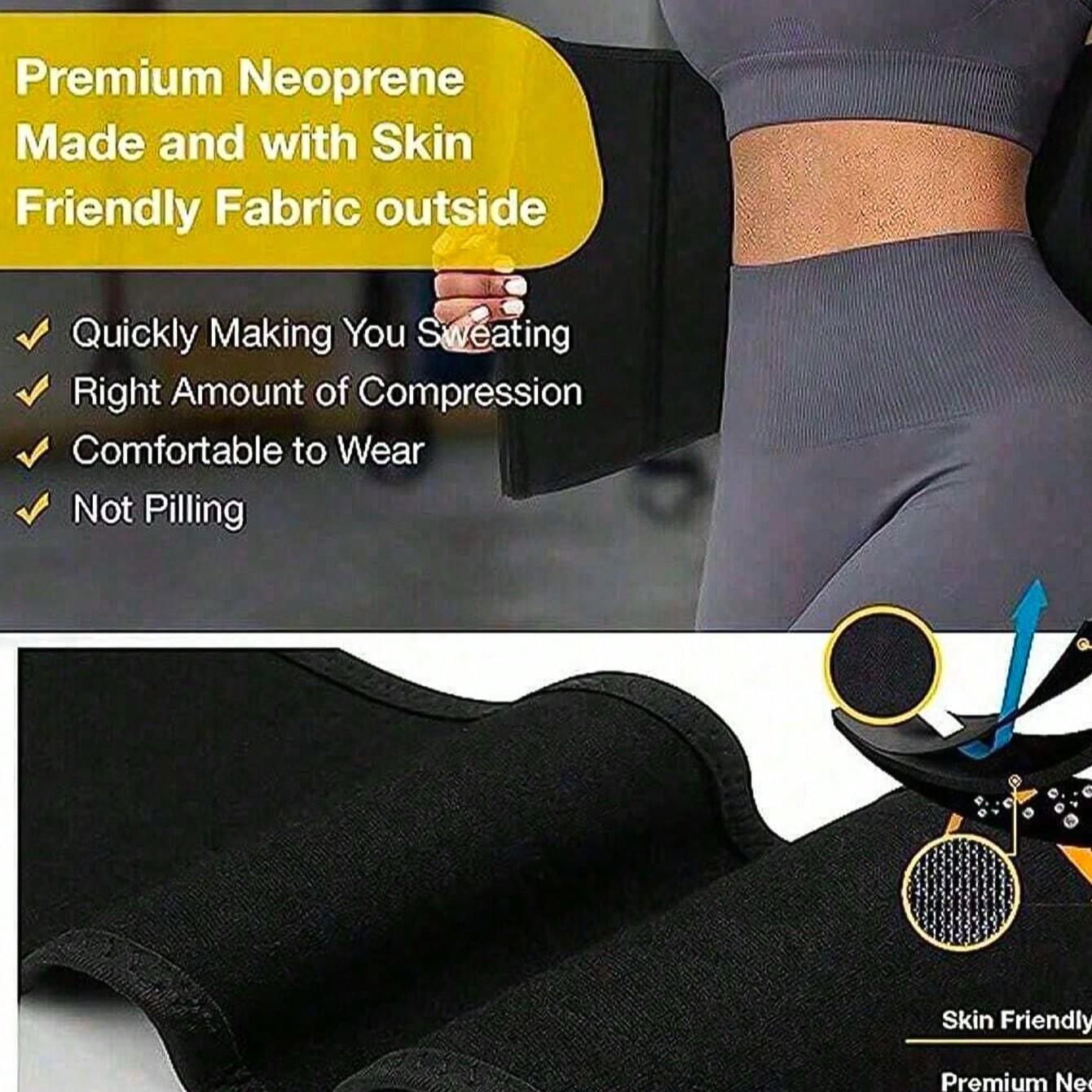 Women's Sports Waist Trainer Belt, Abdominal and Waist Shaper, Supportive Belly Band, Workout Waist Belt, Slimming Corset, Yoga Running Waistband