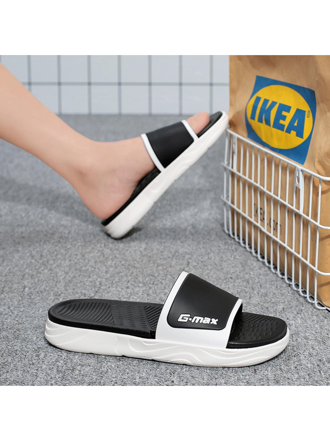 Men 's slippers, indoor and outdoor leisure slippers, outdoor leisure fashion beach slippers, color simple slippers