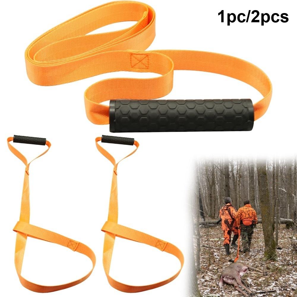 Deer Pulling Rope, Deer Tow Rope with Self-locking Ring and Non-slip Handle, Outdoor Hunting Belt, Outdoor Hunting Accessories for Deer Hunting
