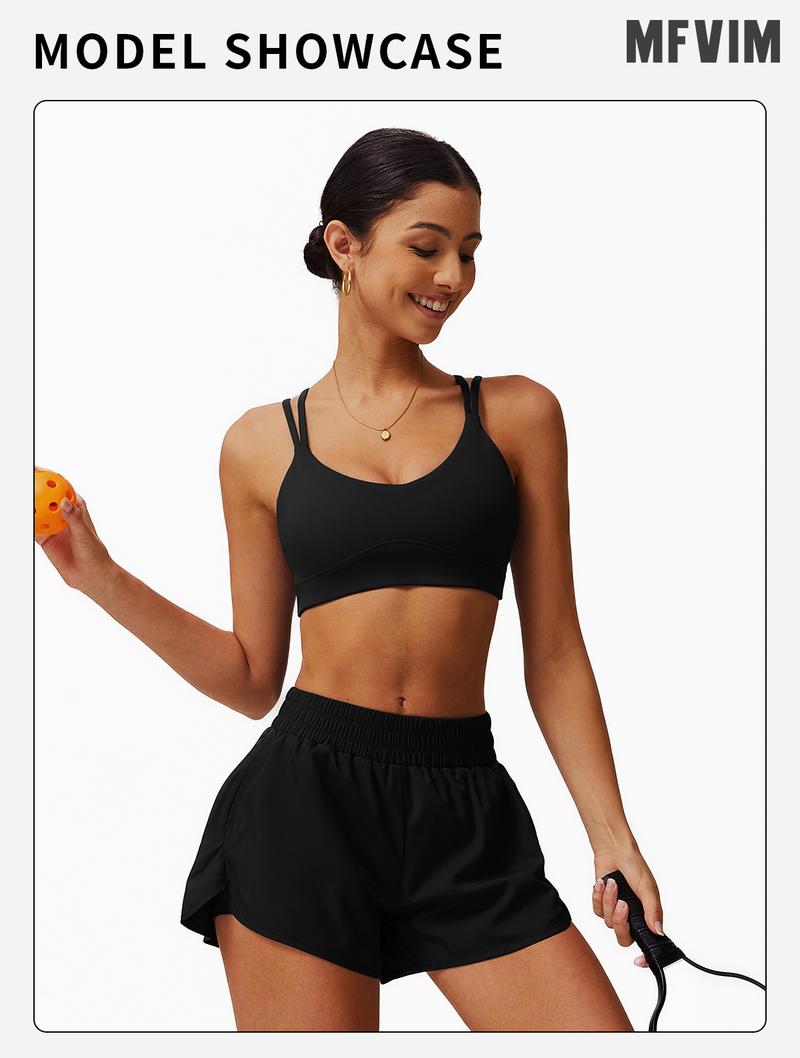 Women's Tennis Set, Two Piece Camisole Sports Underwear Quick Dry Running Fitness Sports Shorts Set, Cycling Gym Workout Yoga Set Activewear Clothing Lightweight Activewear Summer Sportswear Gymwear Sporty Style