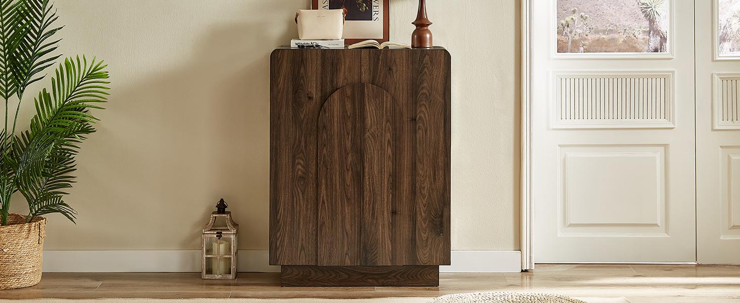 ONBRILL Shoe Storage Cabinet with Doors, Large Shoe Cabinet Storage for Entryway, Wooden 6 Tier Shoe Organizer Cabinets with Adjustable Shelves for Entrance Hallway Living Room Foyer【BlackFridayDeal】