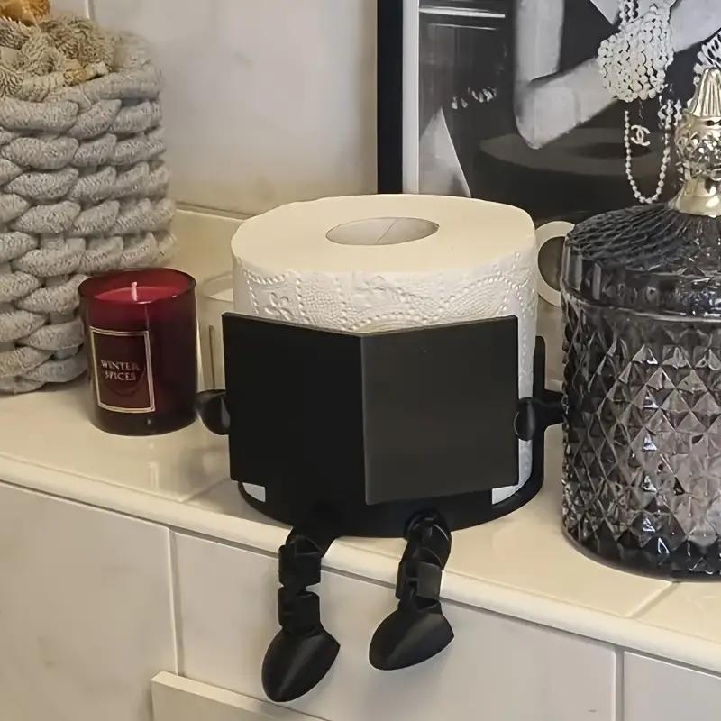 Fun Tissue Holder 🧻🎨 - Toilet Paper Holder, Practical & Artistic Design with Adjustable Joints, Ideal for Office/Home Bathroom/Any Restroom, Black Friday Deal: Perfect Christmas/New Year Gift