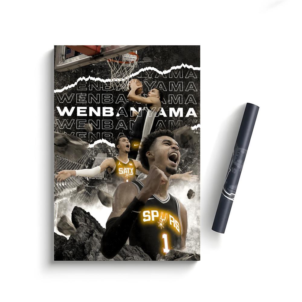 Victor Wembanyama Poster Bedroom Home Decor Art Poster Perfect Gift for Family and Friends