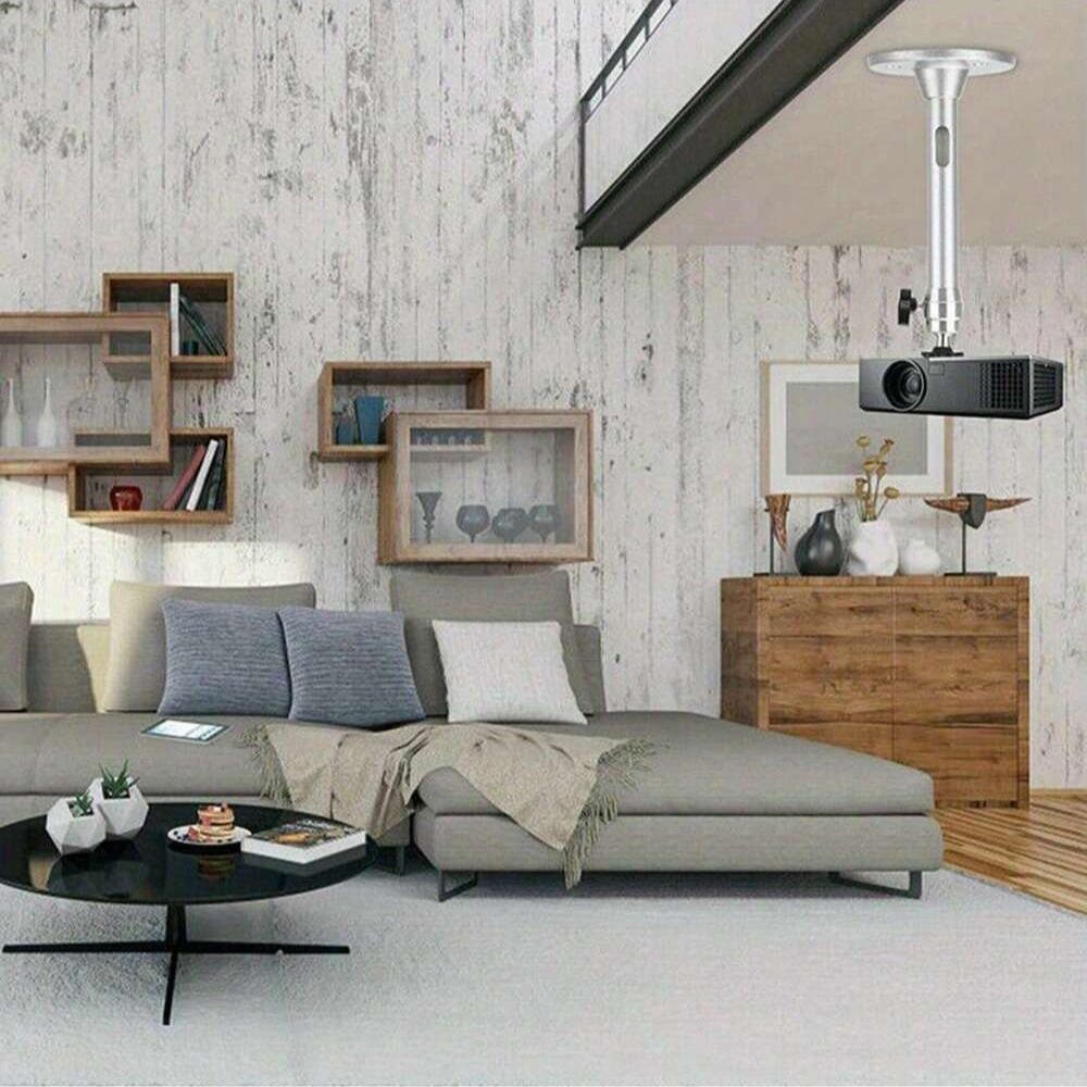 Projector Hanging Bracket Holder, Multi-Functional Thickened Design, Extensible Ceiling Mount Wall Hanging Solution, Swivel Mount, Adjustable Mount Bracket, Accessories, Projector Stand