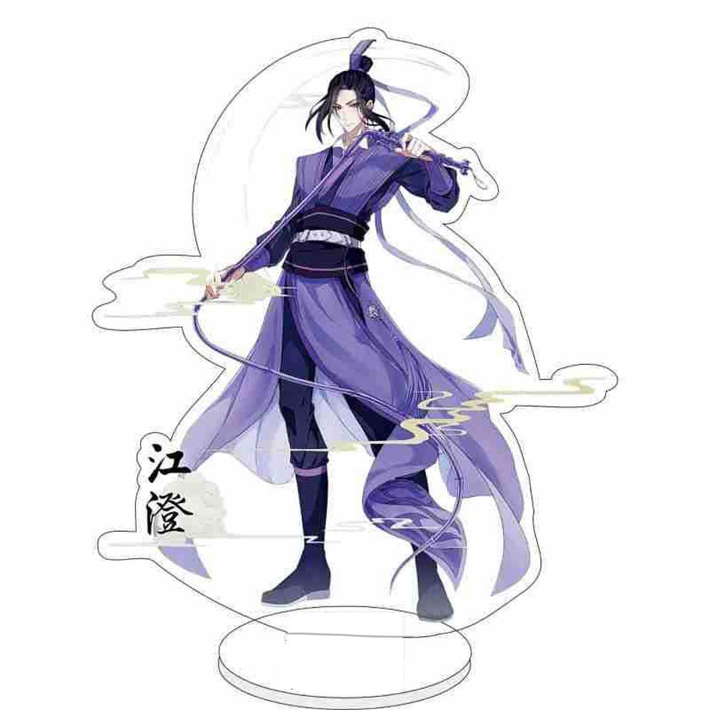 15CM Hot Anime Acrylic Stand Model MO DAO ZU SHI Cartoon Figures Wei Wu Xian And Lan Wang Ji Su She Collection Gifts