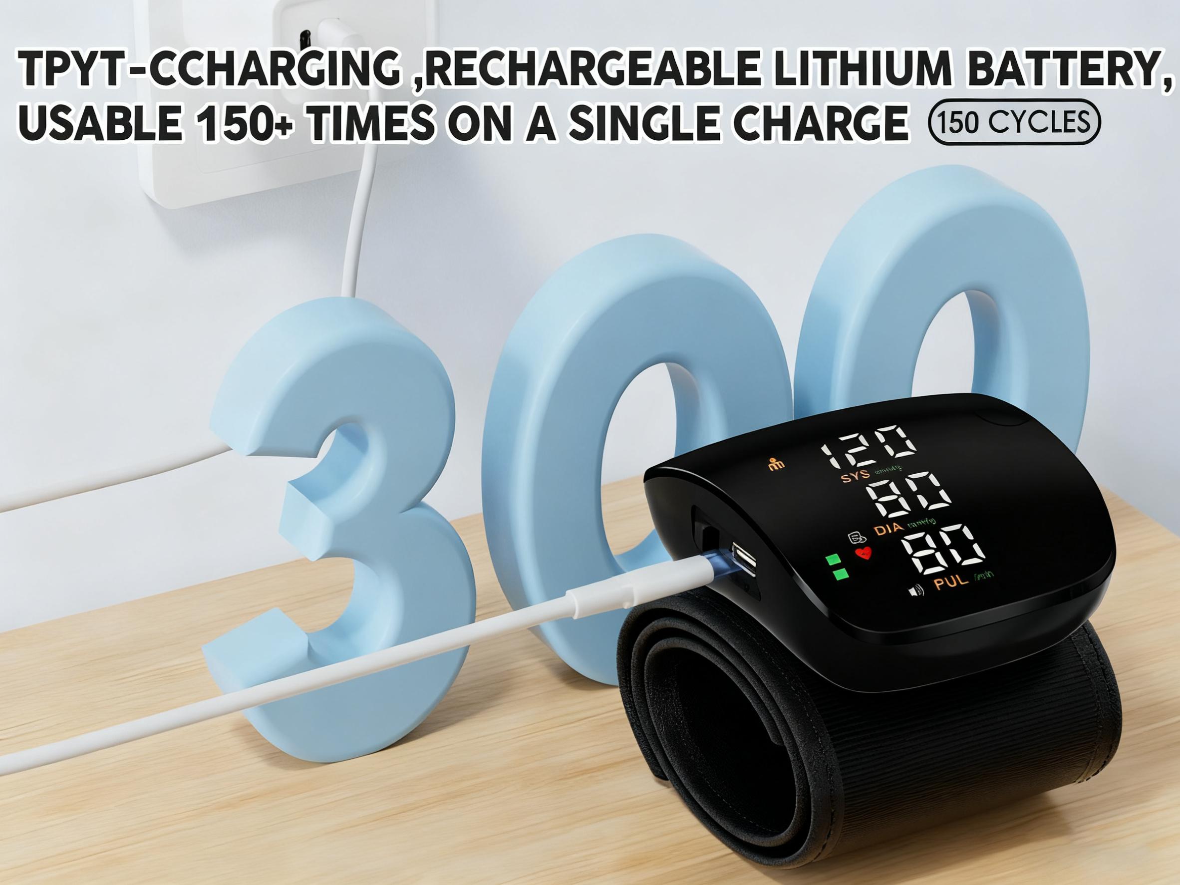 【New Upgraded】Rechargeable Wrist Blood Pressure with LED Touch Screen, Voice Broadcast & 99x2 Memory — Accurate Home BP Tracking Made Simple,Suitable 5.3 - 7.6 inches 【New Upgraded】Rechargeable Wrist Blood Pressure with LED Touch Screen, Voice Broadcast & 99x2 Memory — Accurate Home BP Tracking Made Simple,Suitable 5.3 - 7.6 inches