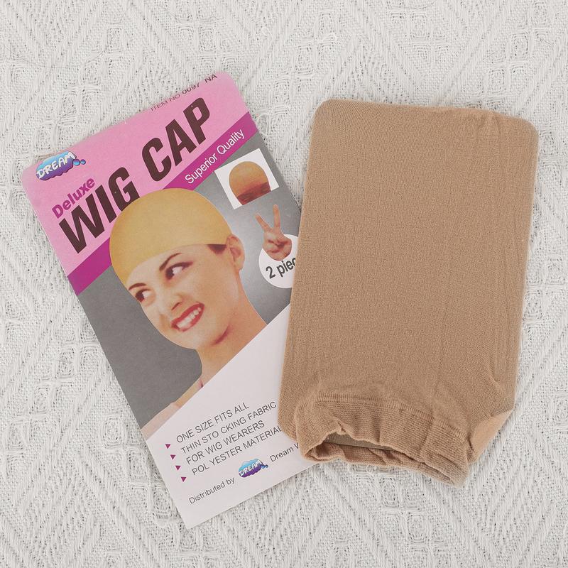 [ AISI HAIR ]Wig Cap, 1 pieces Dark Brown Stocking Wig Caps Stretchy Nylon Wig Caps for Women