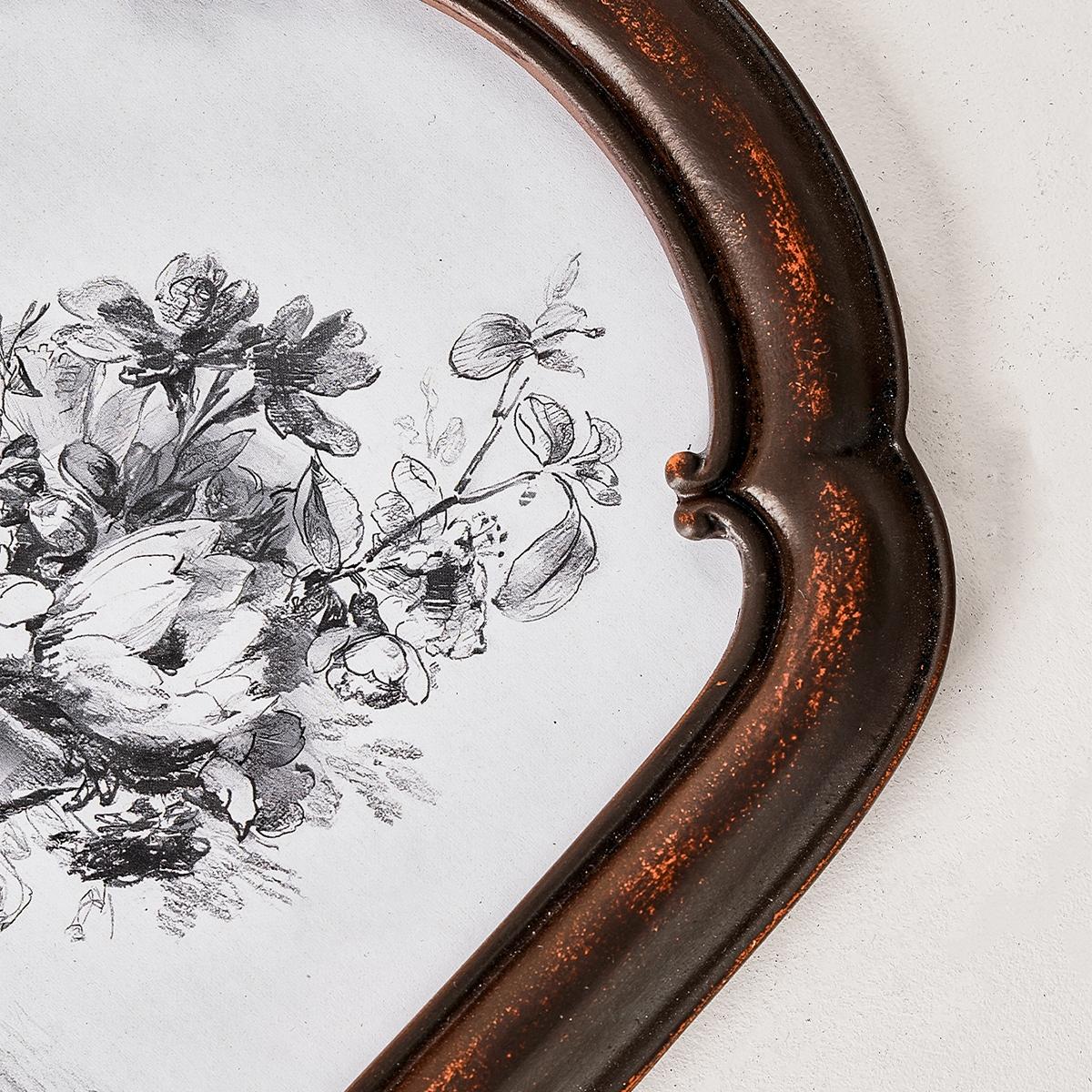 Resin Material Silver Color Border Curved Door Decorative Frame, Multi-Color Options, Simple Home Desktop Decoration