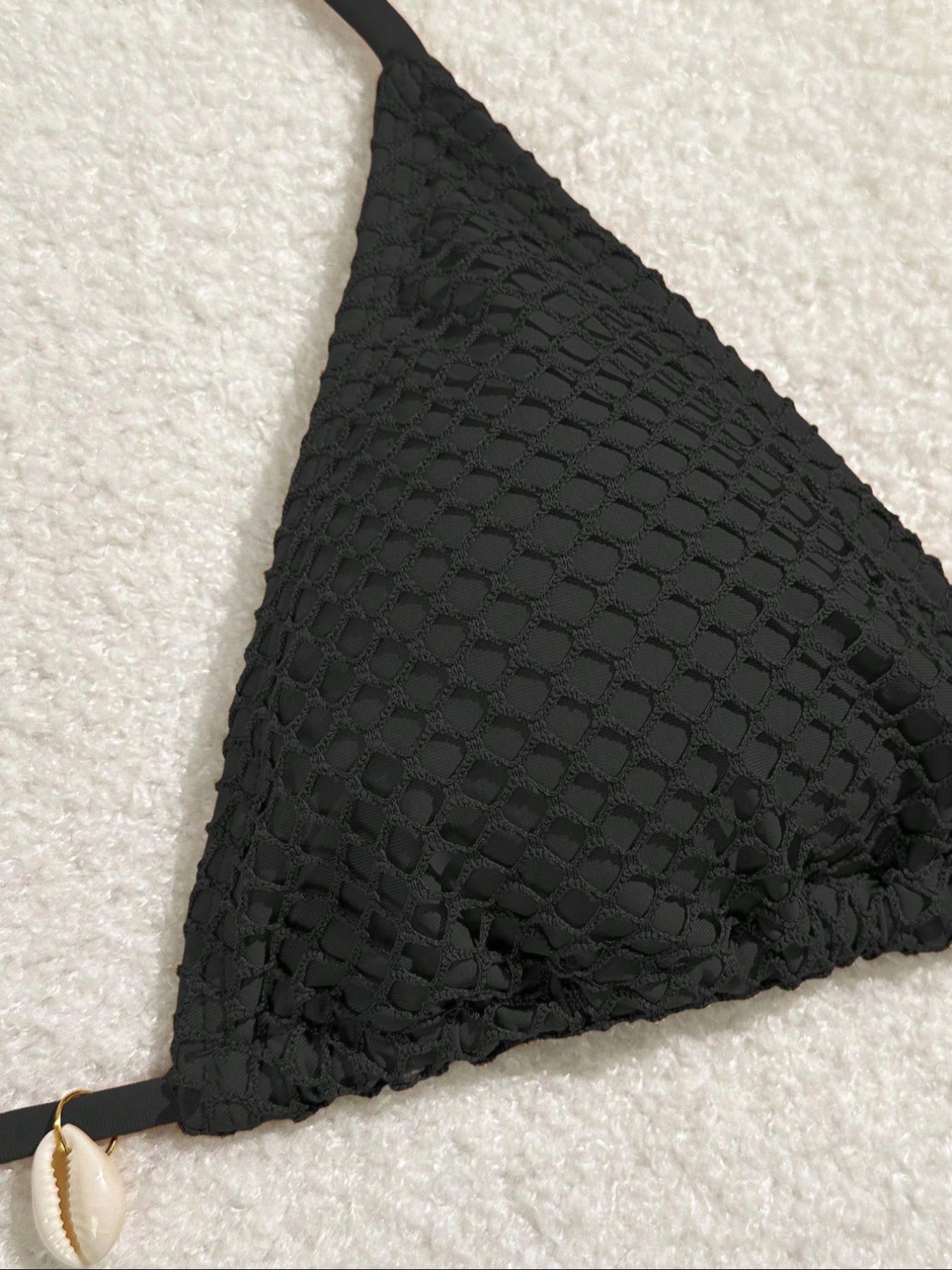 2026 Three-Piece Swimsuit Style Bikini Set with Sheer Net Top and Skirt, Women's Summer Swimwear for Beach Vacation, Elegant and Stylish Swimsuit